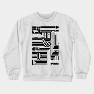 graphic print art Crewneck Sweatshirt